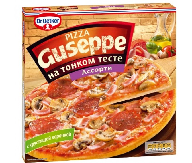 Пицца dr oetker guseppe 4 сыра